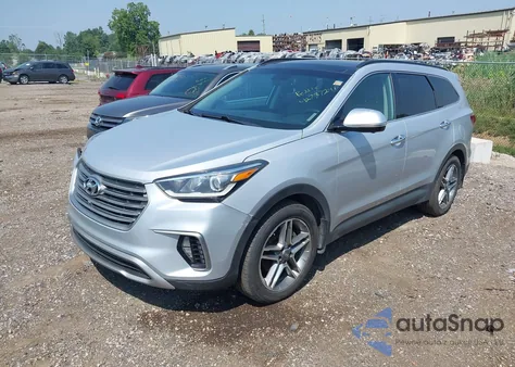 2017 Hyundai Santa Fe Se Ultimate z USA, uszkodzony, nr VIN KM8SRDHF6HU202579